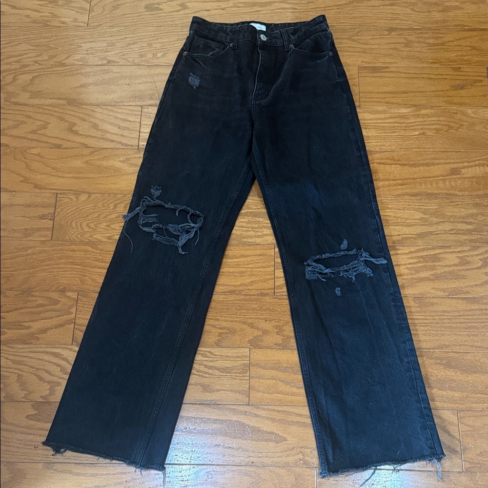 Zara Black High Rise Women Jeans. Size 40/8.